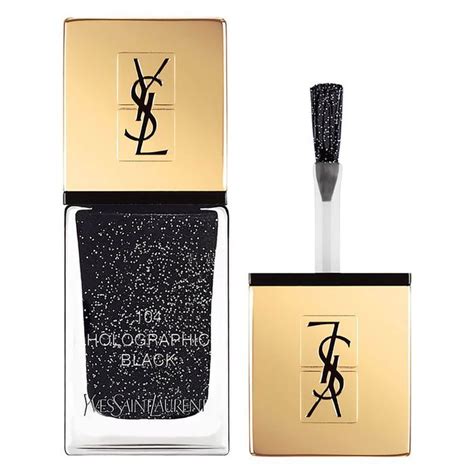 ysl holographic black vernis|ysl beauty nail varnish.